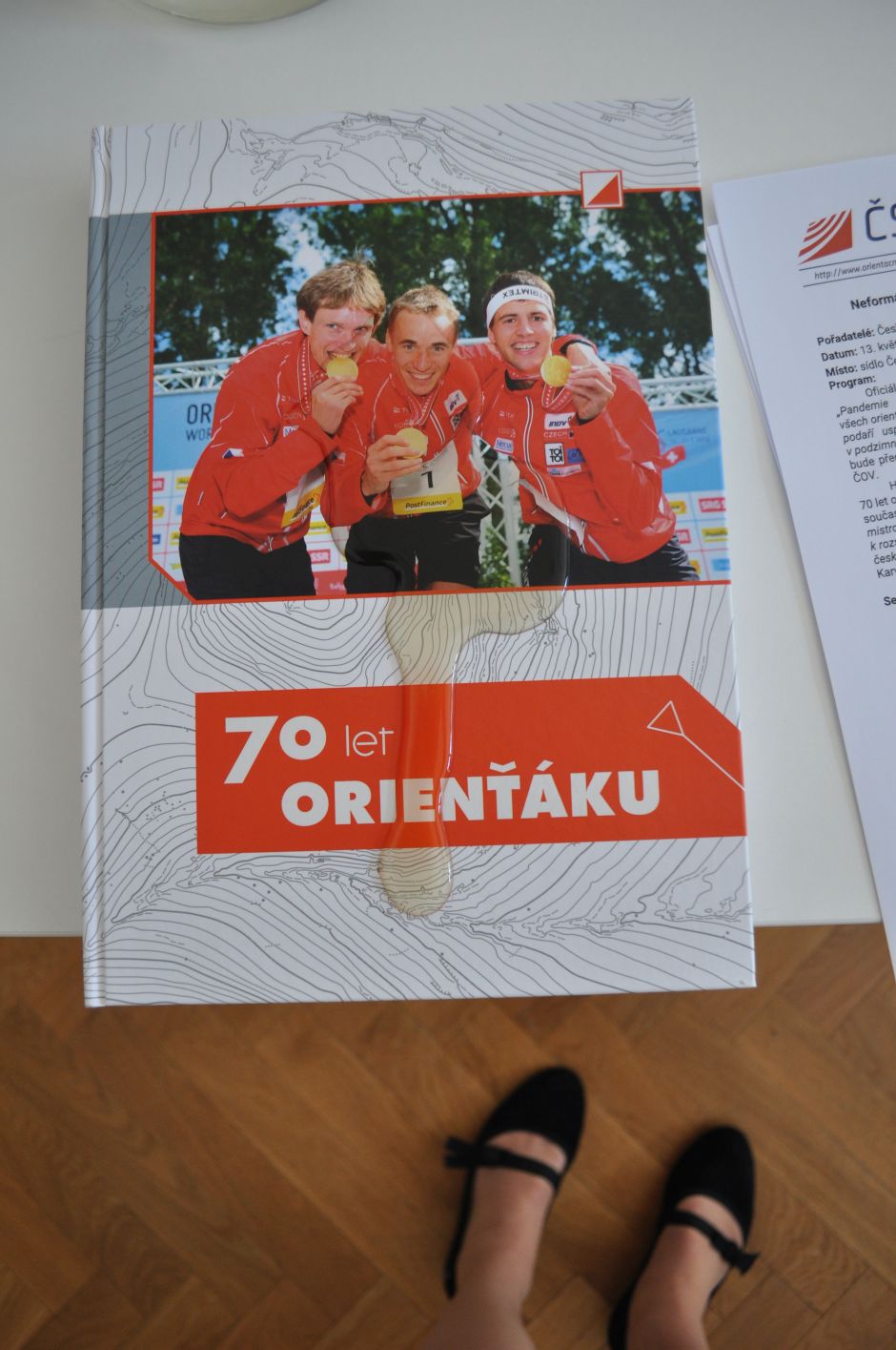 Křest knihy 70 let orienťáku obrazem